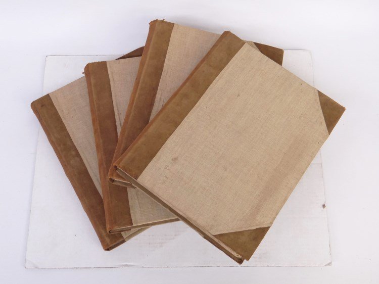 Book Lot A History Of The United States"": Lot four Volumes The Southern Rebellion Being A History of the United States" (W.A. Crafts-Boston, Published by Samuel Walker)."
