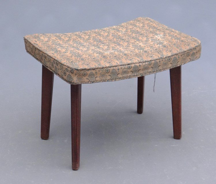 George Nelson, Herman Miller Stool: Labeled George Nelson, Herman Miller stool. 15 1/2" x 23" x 17".