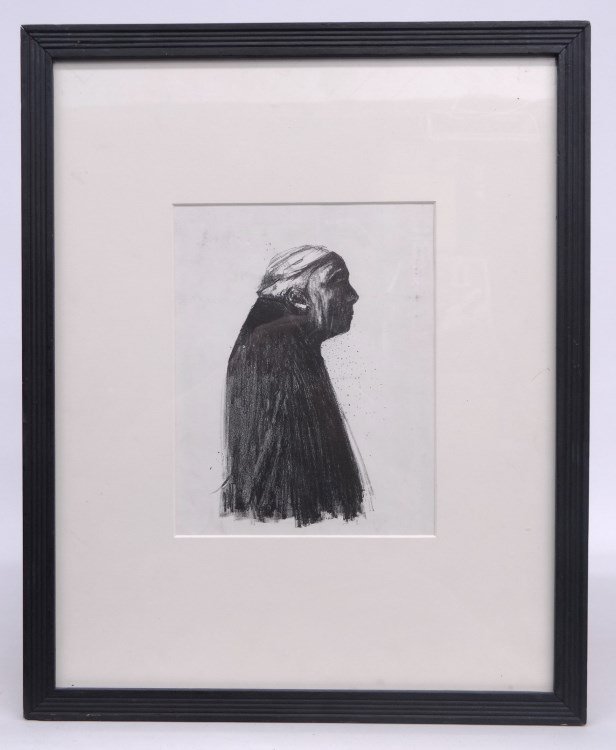 Kathe Kollwitz Lithograph: Kath Kollwitz lithograph (Kathe Schmidt Kollwitz Germany 1867-1945). Sight 10 1/2 x 8"."