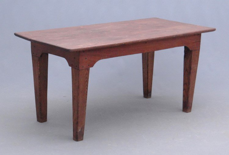 Farm Table: Primitive C. 1900's farm table. Top 29 x 60", 29" Ht."