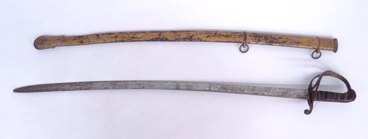 Sword Marked TG"": Early sword marked TG" (also has star design), possibly Thomas, Griswold & Co. C. 1861-85. 42" overall length."