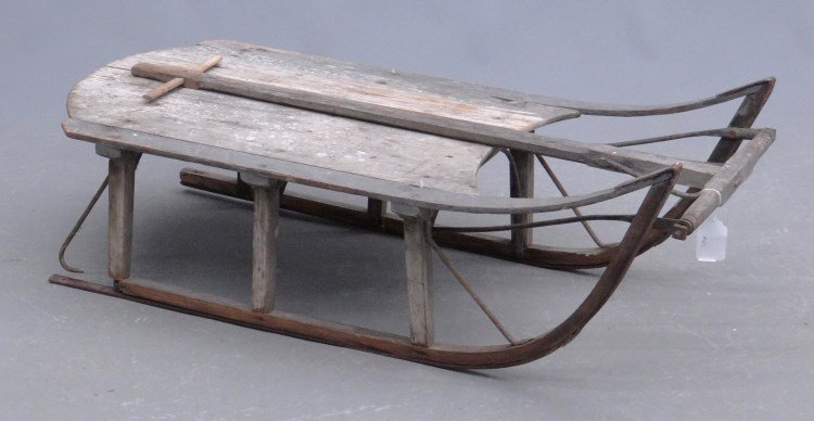 Primitive Pull Sled: Primitive pull sled.