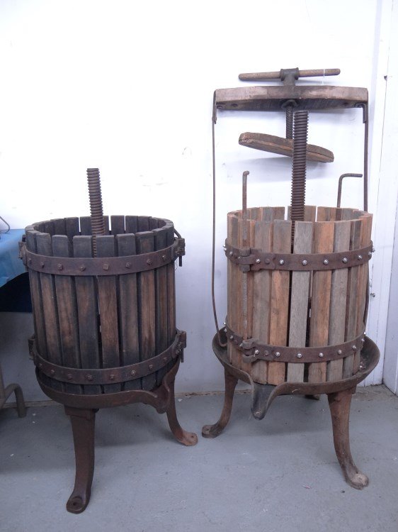 Wine Presses: Lot two wine presses.