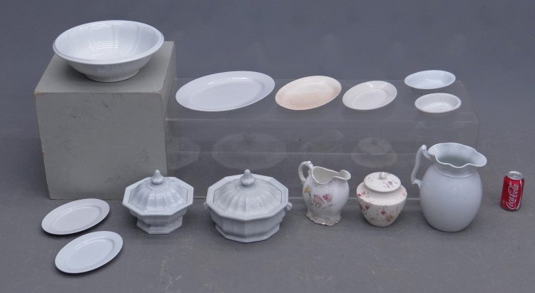 Ironstone Lot: Lot (12) pieces misc. ironstone.