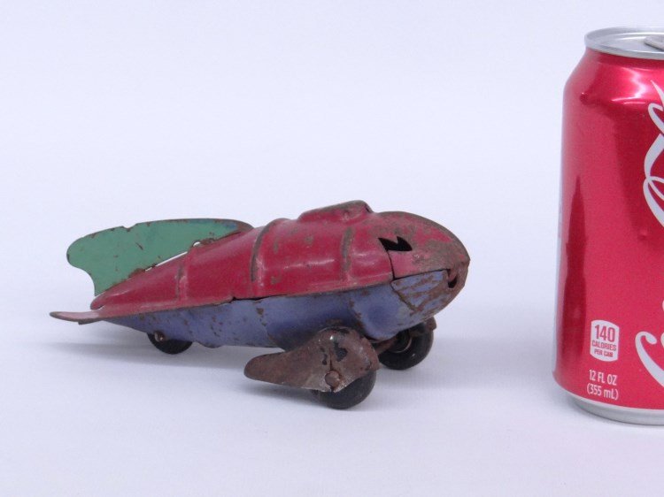 Flash Gordon Toy Rocket: Flash Gordon toy rocket. 6" length.