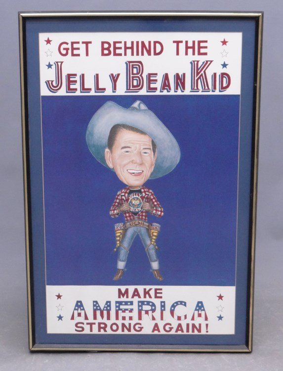 Ronald Reagan "Jelly Bean Kid" Poster