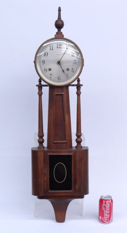 Ingraham Banjo Clock: Ingraham banjo clock. 40" Ht.