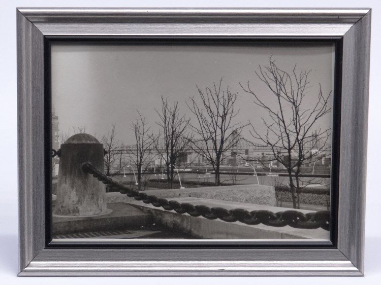 Al Macy Photograph: Vintage C. 1950's Al Macy photograph N.Y.C. Estate stamp verso. 5" x 7".