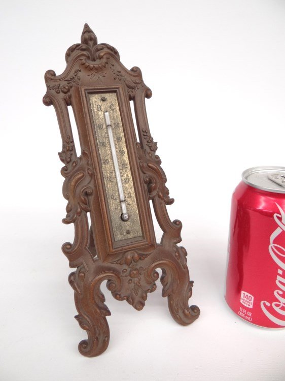 Thermometer: French thermometer marked "Modele Deposi AA Verita...". 10 1/2" Ht.
