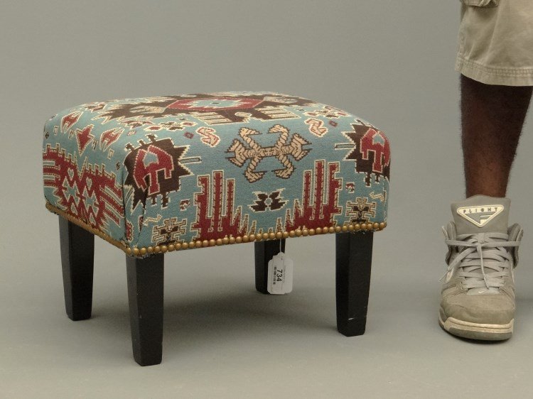 Stool: Decorative stool. 16" x 13" x 13".