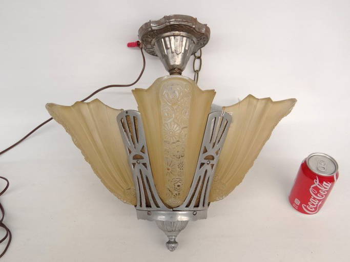 Art Deco Ceiling Lighting Fixture