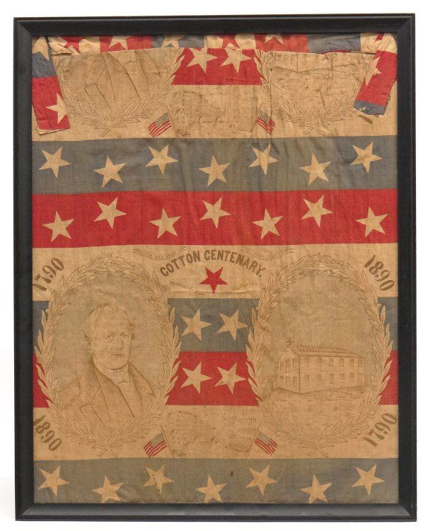 Samuel Slater Centenary Apron Jan 01, 2015 Copake Auction Inc. in NY