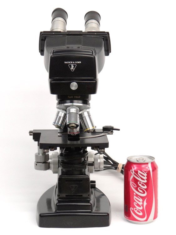Bausch & Lomb Cased Microscope: Vintage Bausch & Lomb cased microscope.