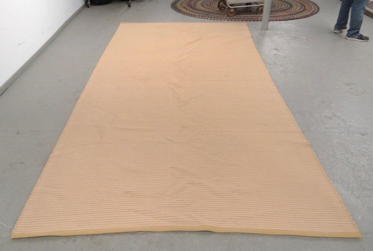 Roomsize Rug: Roomsize Patterson, Flynn & Martin rug. 7' x 14' 4". Property of a Salisbury Connecticut home.