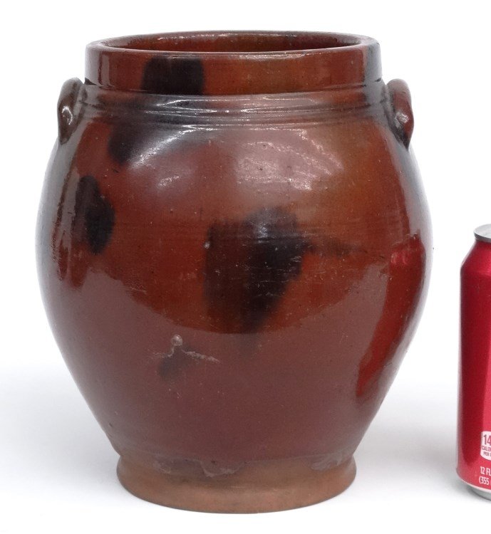 Redware Jar: Redware jar. 8 1/2" Ht.