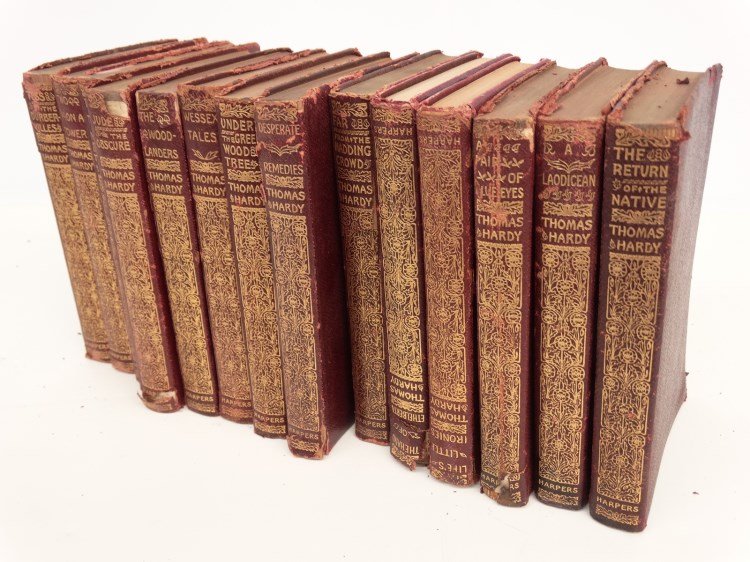Set Of (14) Thomas Hardy Books: Set of (14) Thomas Hardy books. Harpers & Brothers Publishers, New York and London.