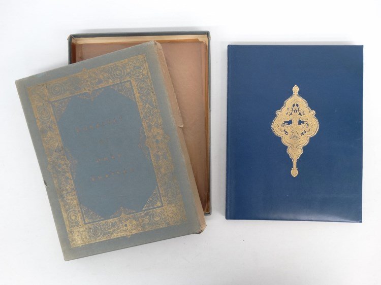 Book "Rubaiyat of Omar Khayyam": Book "Rubaiyat of Omar Khayyam" , illustrated by Arthur Szyk. Printed in Great Britain.