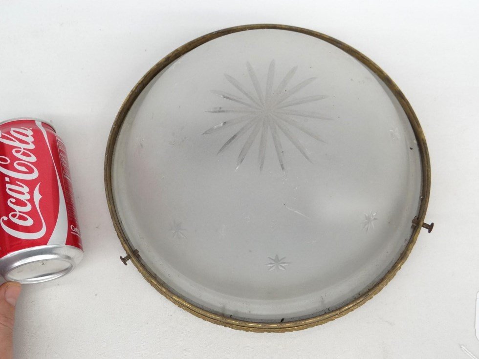 Vintage Dome Ceiling Fixture (1 of 3)