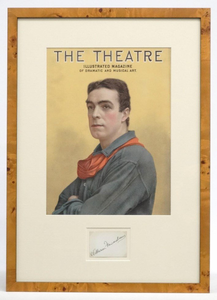 Early Poster "THE THEATER..." (William Faversham) (1 of 5)