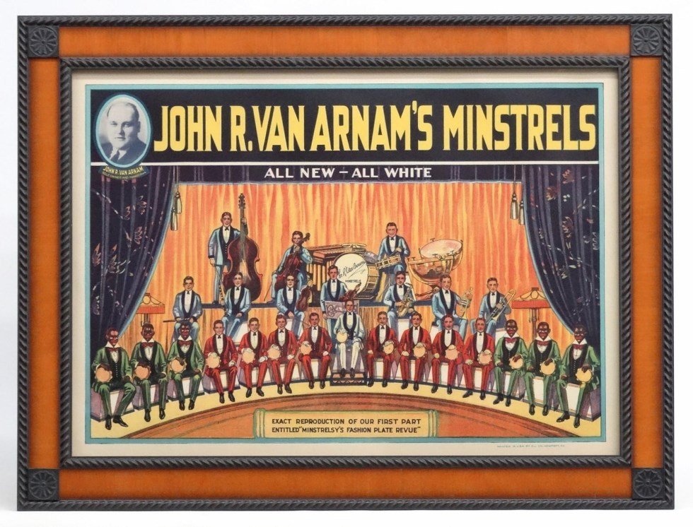 Early Poster "JOHN R. VAN ARNAM'S MINSTRELS" (1 of 6)