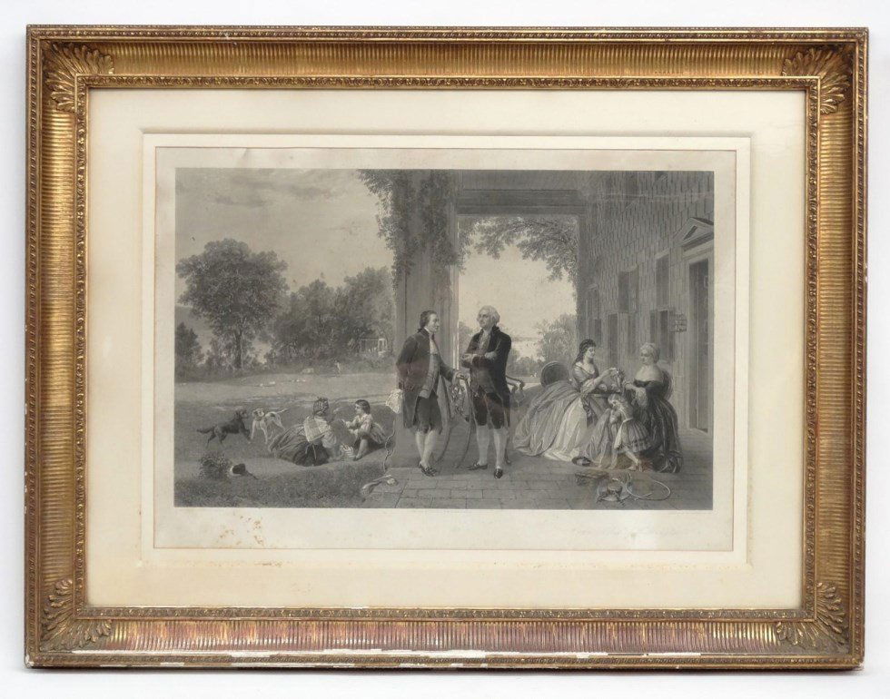 "The Home Of Washington", Engraving (1 of 8)