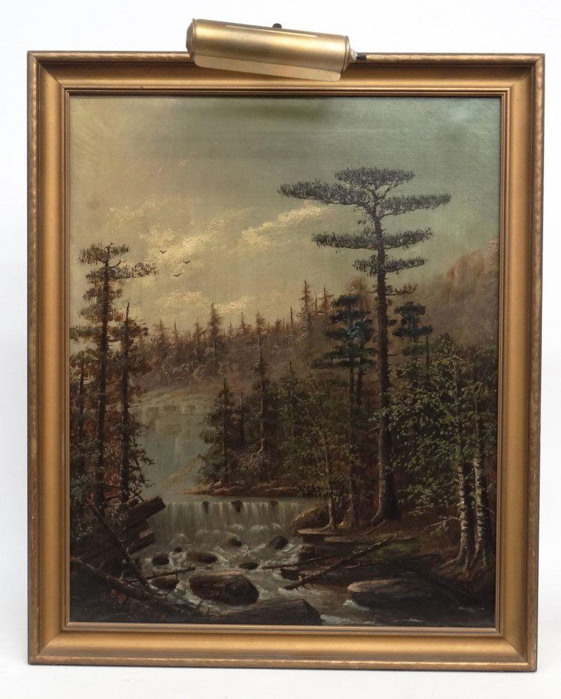 Painting Adirondack Landscape (1 of 4)