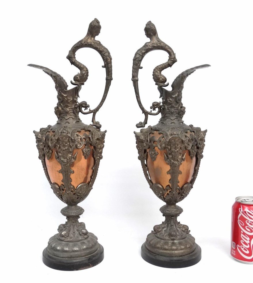 Pair Victorian Ewers (1 of 9)