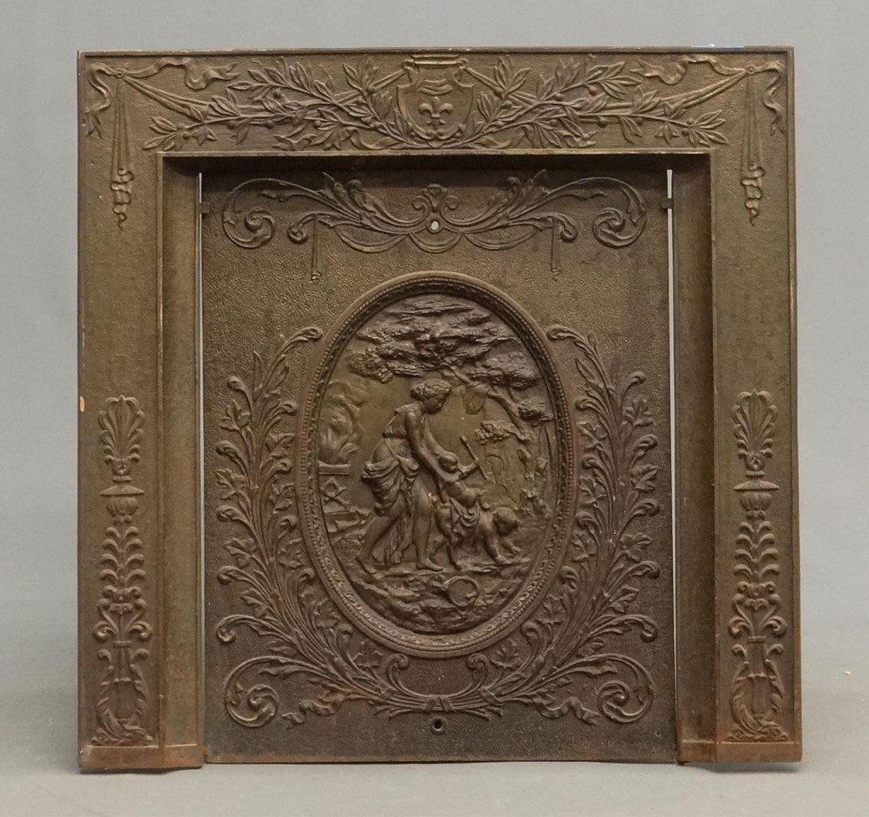 Victorian Cast Iron Fireplace Insert (1 of 7)