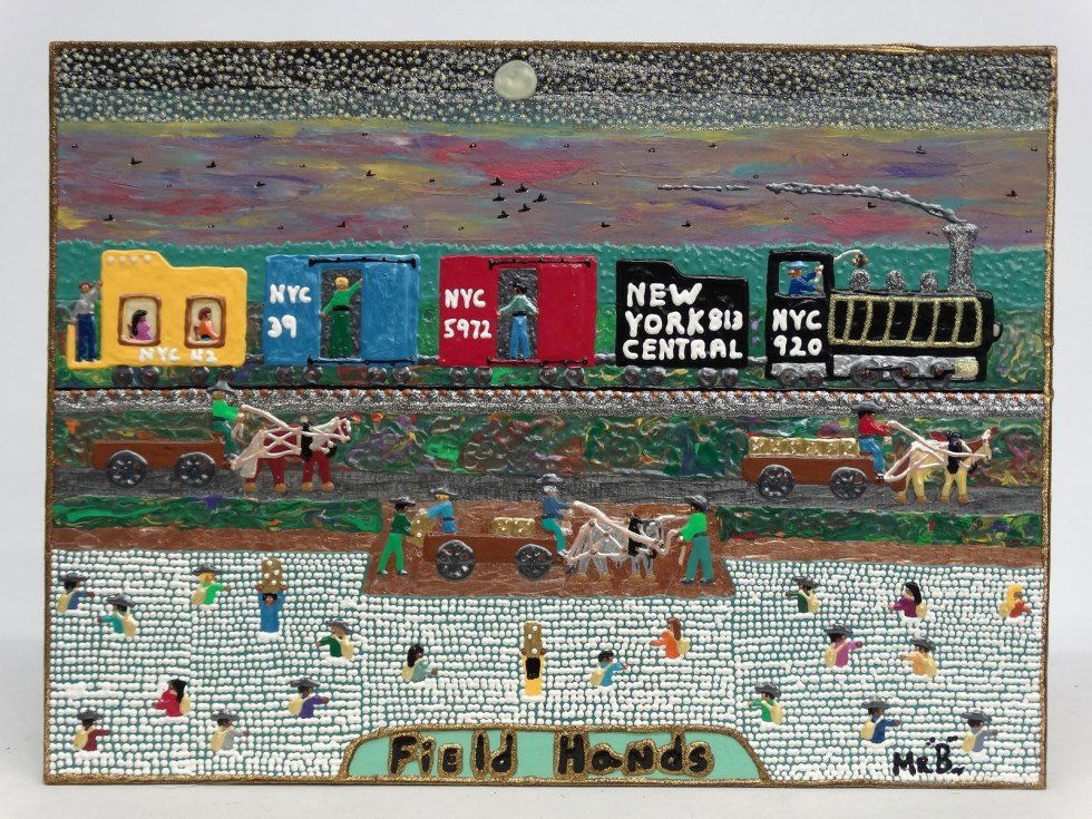 "Mr. B." (Jack Beverland), Outsider Art Picture (1 of 6)