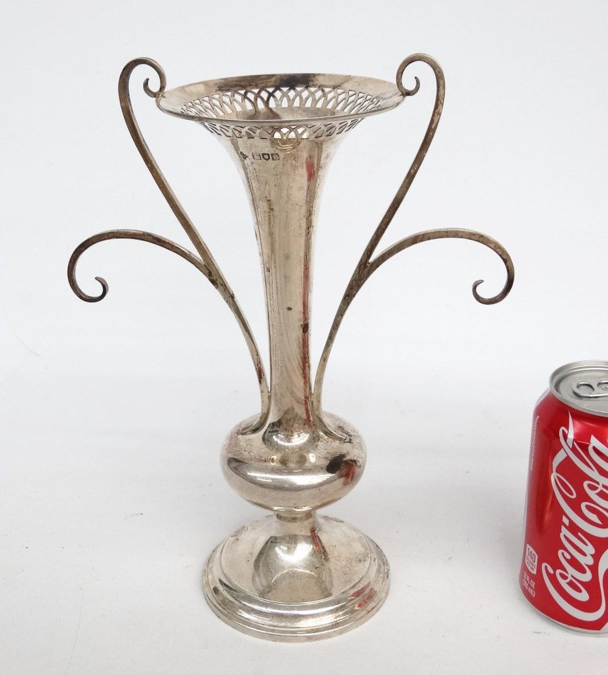 Sterling Silver Vase (650 Grams) (1 of 3)