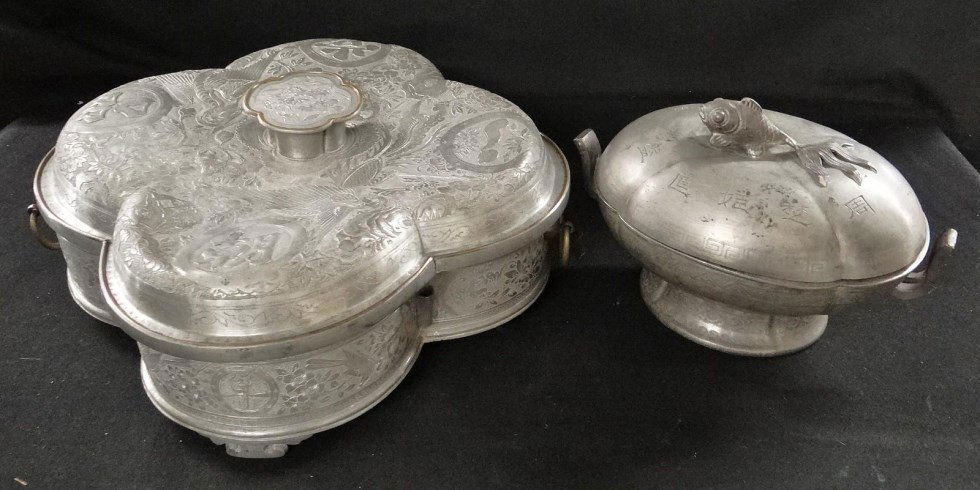 Asian Pewter Lot (1 of 10)