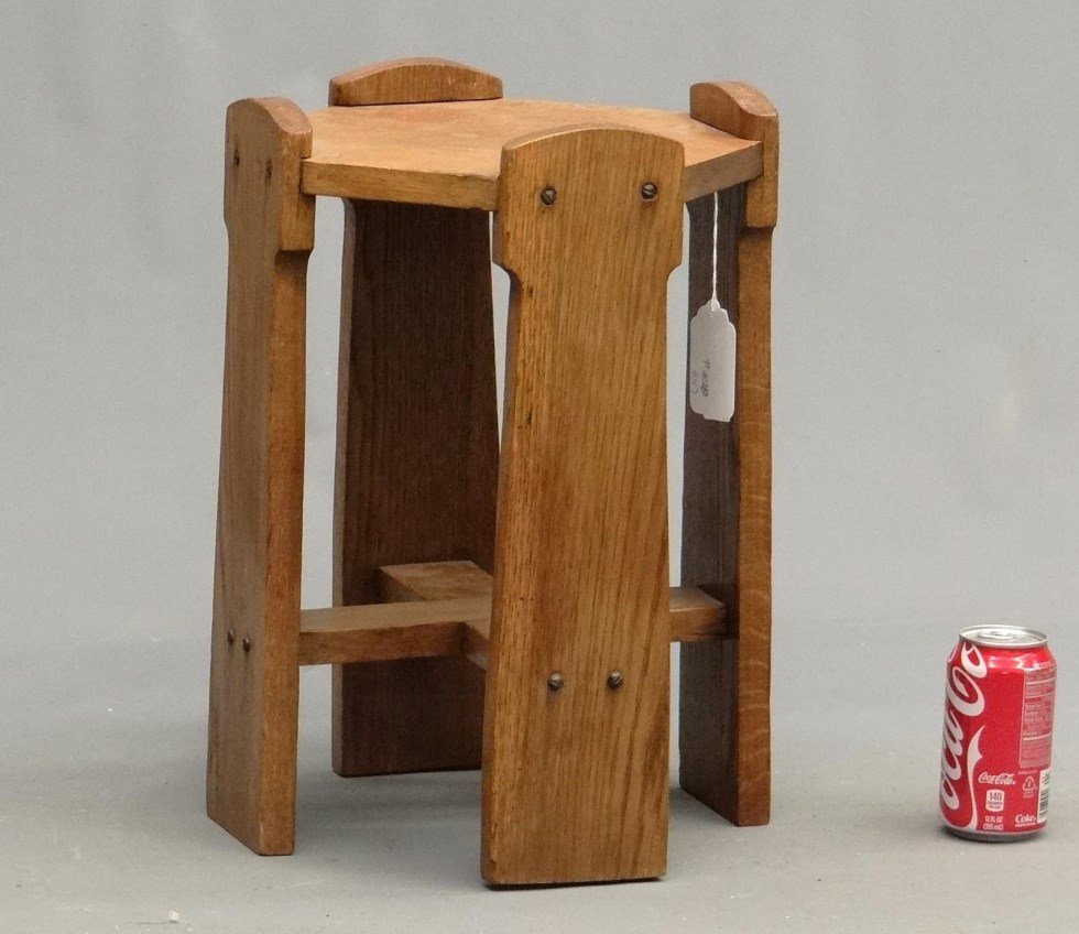 Mission Oak Plant Table (1 of 3)