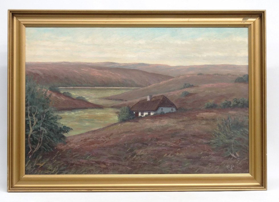 Painting Landscape Signed "EP" (1 of 4)