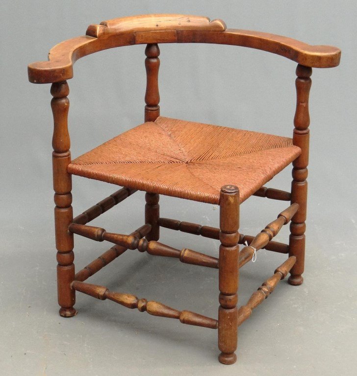 18th c. New England Corner Chair (1 of 8)