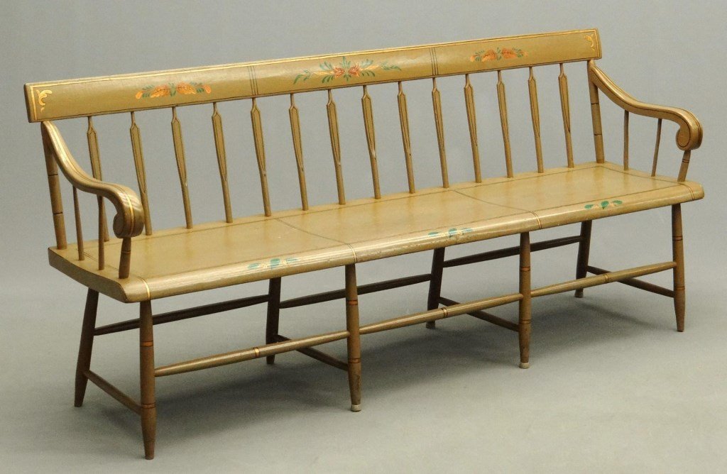 19th c. Pennsylvania Deacon's Bench (1 of 10)