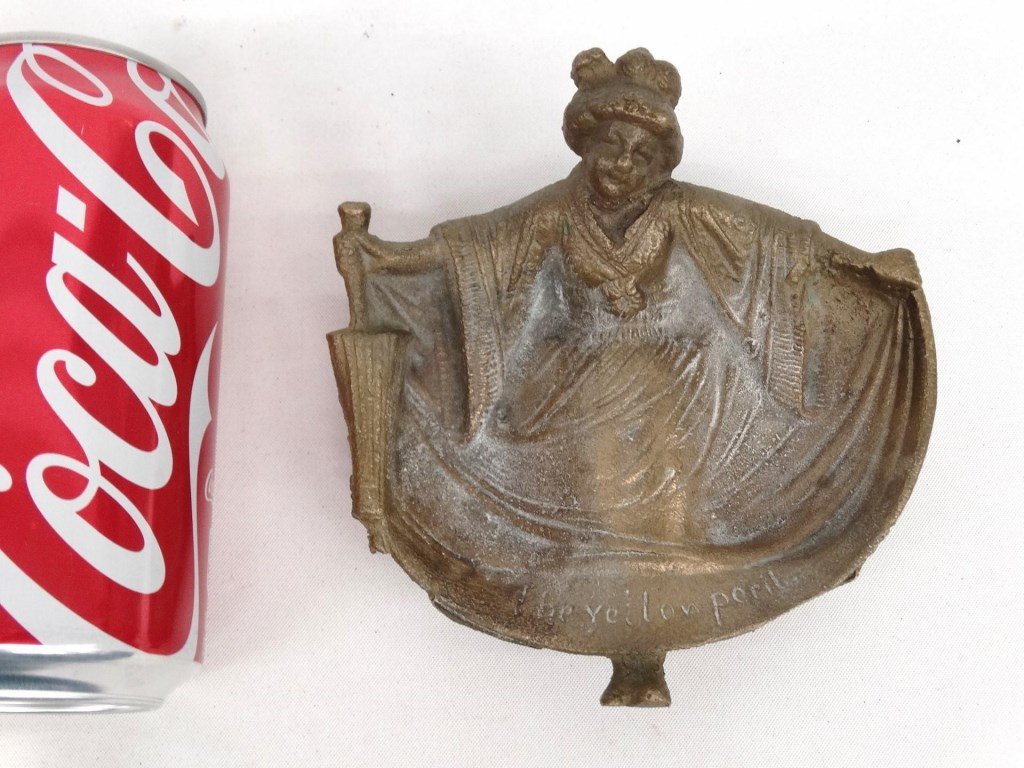 Cast brass "Naughty" Ashtray (1 of 3)