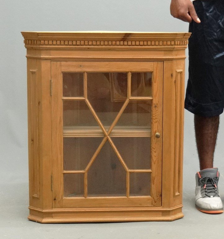 Scrubbed Pine Hanging Cupboard (1 of 5)