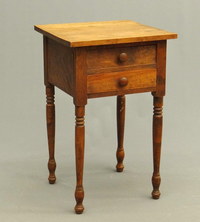 19th c. Cherry Work Stand (1 of 4)