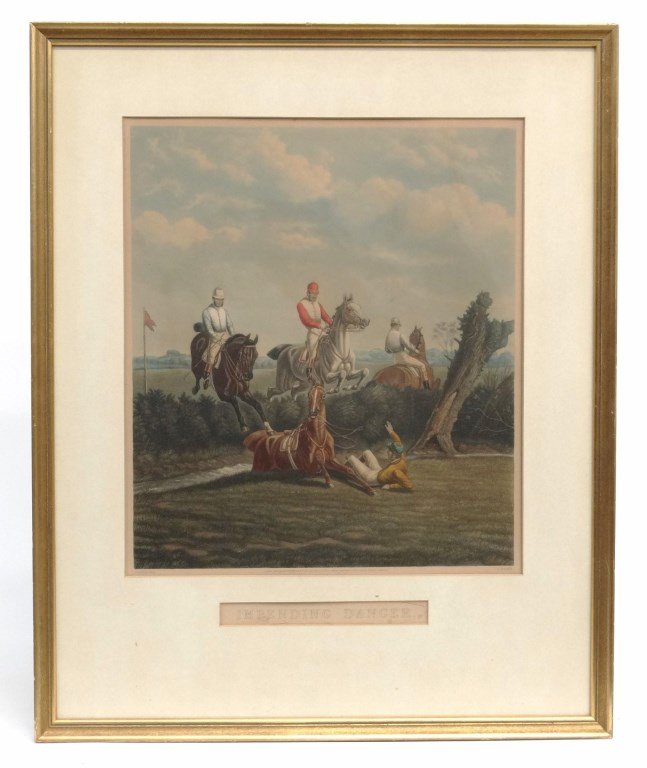 19th c. Print "Impending Danger" (1 of 6)