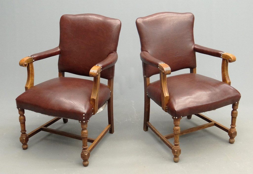 Pair Upholstered Chairs (1 of 4)