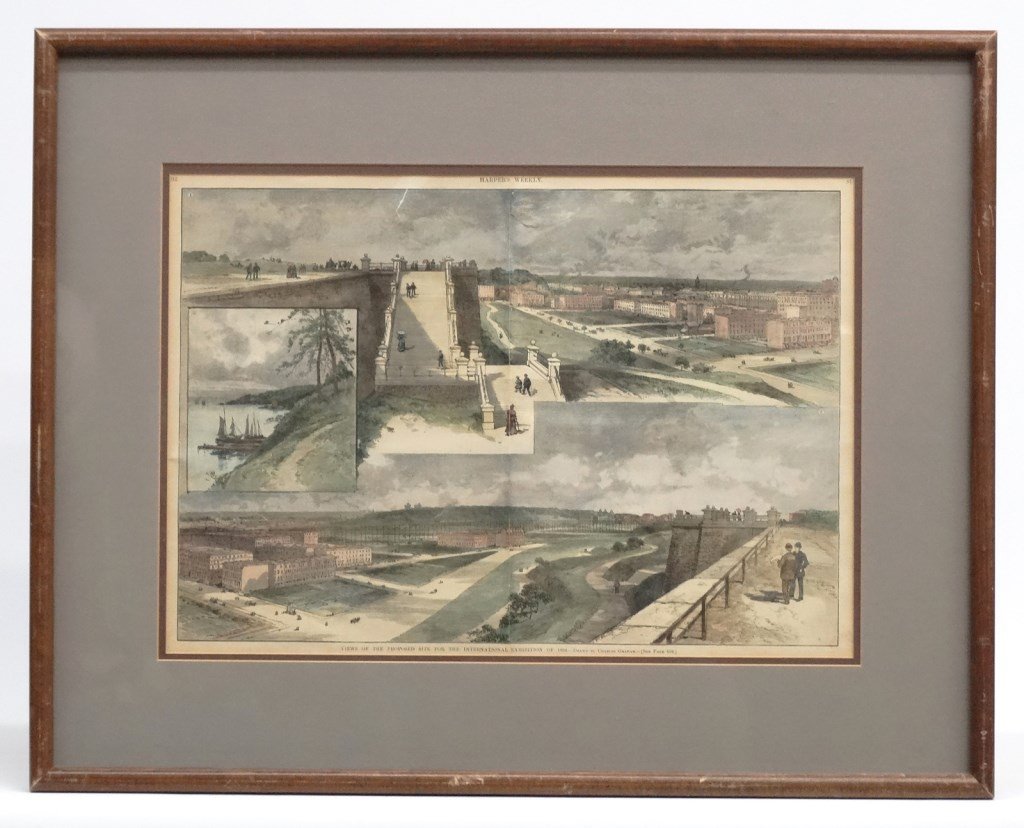 Framed Harper's Weekly (1 of 9)