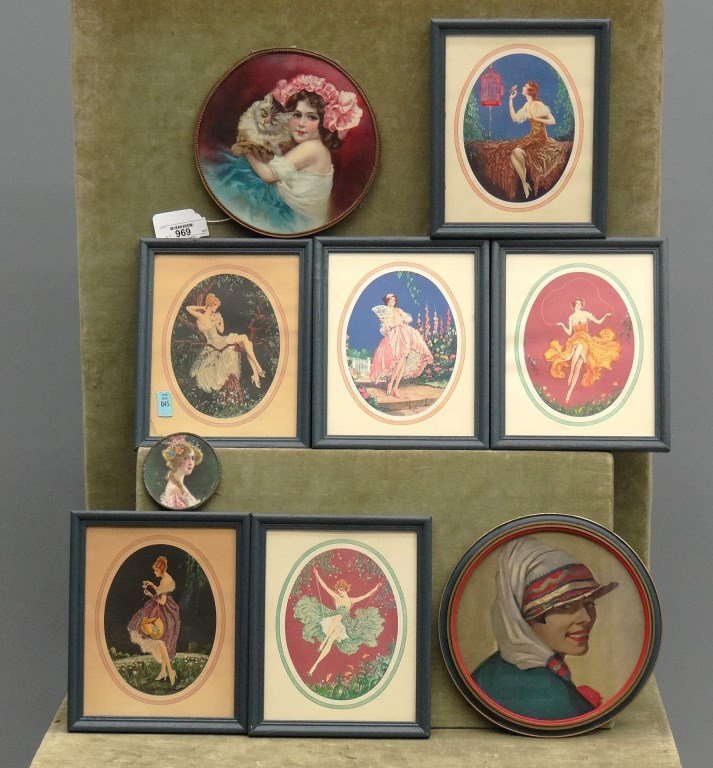 Art Deco Prints Signed "Marcel Le Boulte" (1 of 7)