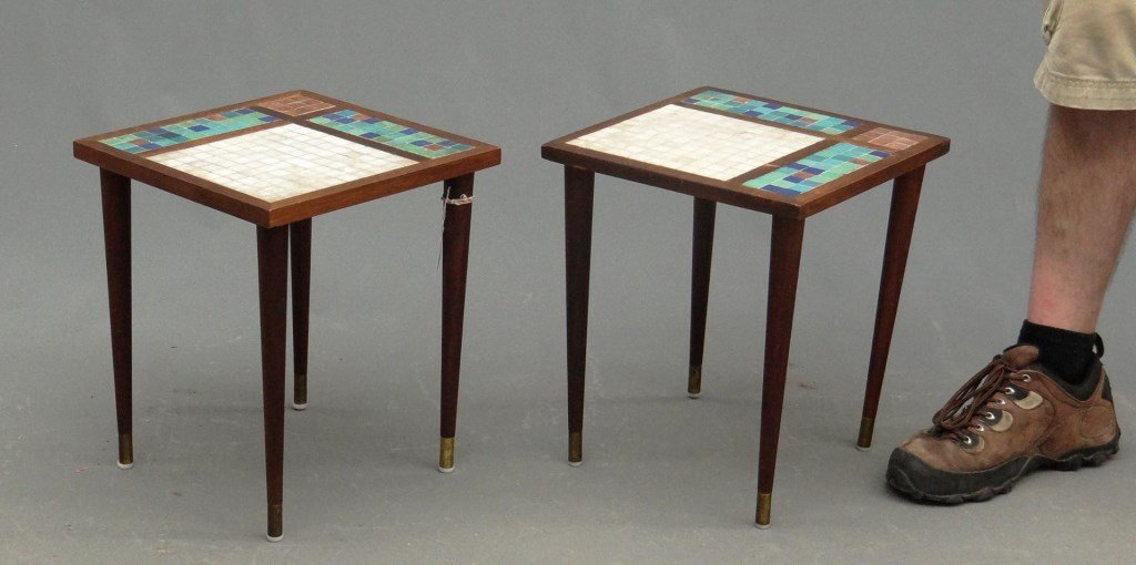 Vintage Tile Top Tables (1 of 3)