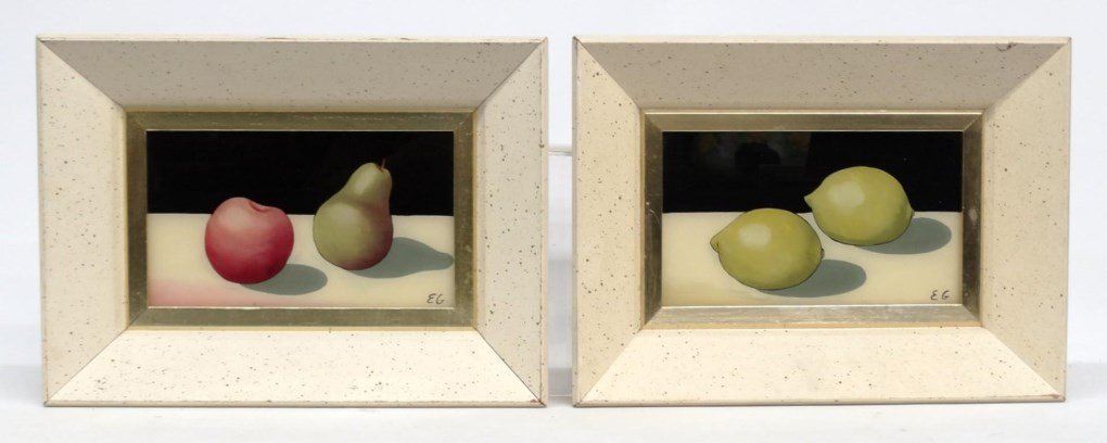 Reverse Paintings Signed "EG" (1 of 3)