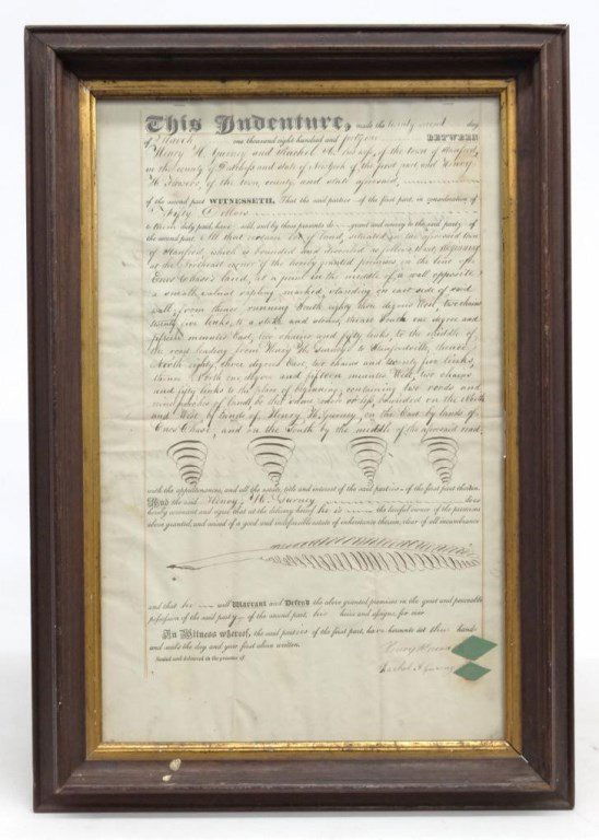 19th c. Indenture (1 of 4)