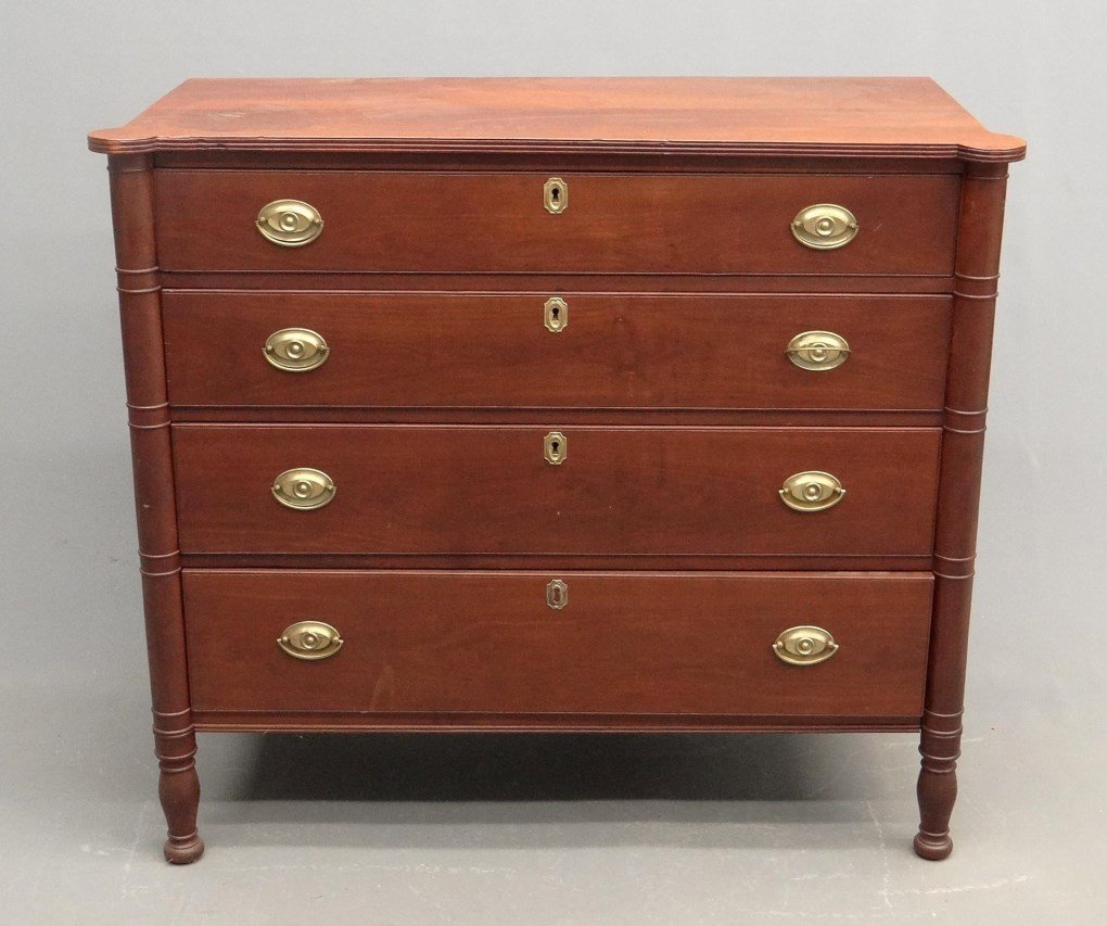19th c. Federal Chest Of Drawers (1 of 8)