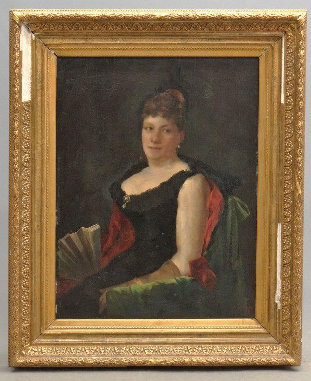 19th c. Portrait Of Woman (1 of 10)