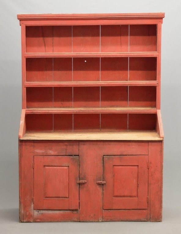 19th c. Stepback Cupboard (1 of 9)