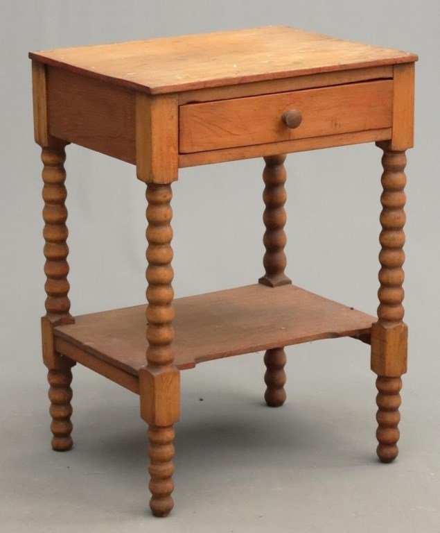 19th c. Single Drawer Stand (1 of 5)