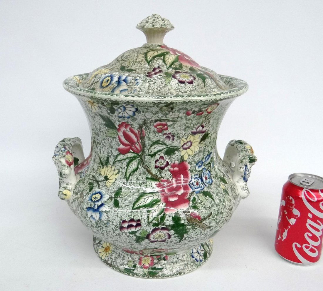 19th c. Covered Jar (1 of 6)